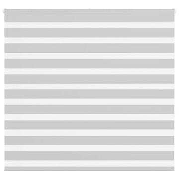 shumee vidaXL Zebra senčilo svetlo sivo 160x150 cm tkanina širina 155,9 cm