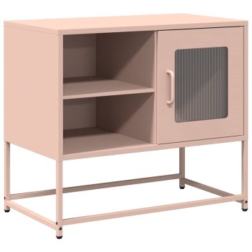 Vidaxl TV omarica roza 68x39x60,5 cm jeklo