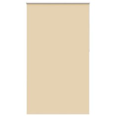 Vidaxl Roleta Blackout bež 130x210 cm Širina tkanine 126,6 cm