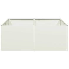 Vidaxl Sadilnik Bela 80x80x30 cm Jeklo