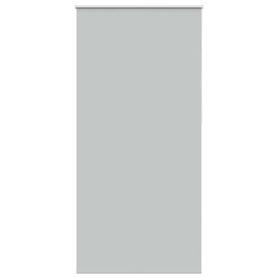shumee vidaXL Rolo zatemnjena svetlo siva 110x230 cm tkanina širina 105,7cm