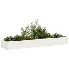 shumee vidaXL Sadilnik Bela 360x80x40 cm Jeklo