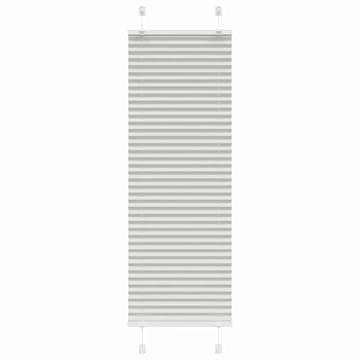 Vidaxl vidaXL Plisirana senčila svetlo sive 45x150 cm širina blaga 44,4 cm