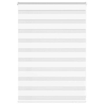 shumee vidaXL Zebra senčilo bela 100x100 cm tkanina širina 95,9cm poliester