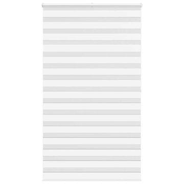 shumee vidaXL Zebra senčilo bela 120x200 cm tkanina širina 115,9cm poliester