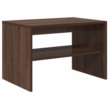 Vidaxl TV omarica rjavega hrasta 60x40x40 cm inženirski les