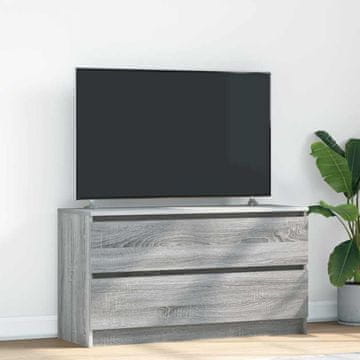 Vidaxl vidaXL TV stojalo sonoma sivo 100x35x54 cm lepljen les