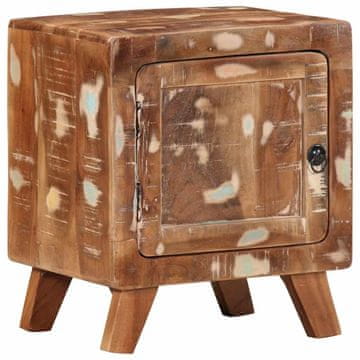 Vidaxl vidaXL Nočna omarica 40x32x46 cm masivni predelani les