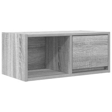 Vidaxl TV omarica siva sonoma 60x31x25,5 cm inženirski les