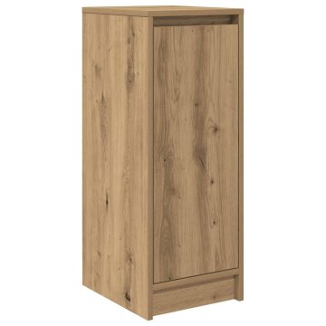 Vidaxl Omarica za čevlje artisan hrast 29,5x34x76 cm inženirski les