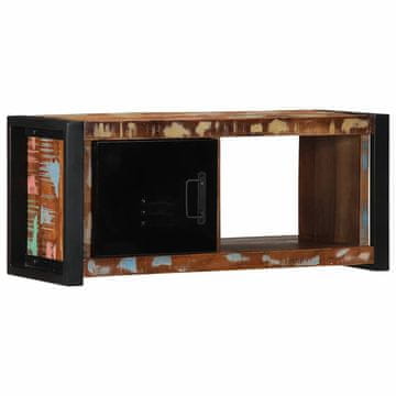 Vidaxl TV omarica 80x30x35 cm masivni les obnovljen