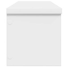 Vidaxl Kuhinjski regali za zlaganje 2 kosa beli 50x15x16 cm