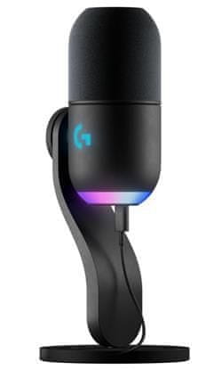 Logitech Yeti GX Dynamic RGB Gaming Mic z LIGHTSYNC - BELA