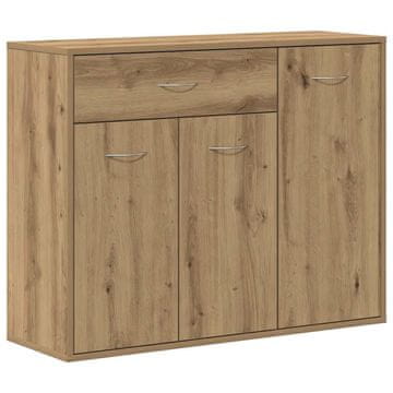 Vidaxl Bivak Artisan Oak 88x30x70 cm Inženirski les