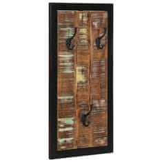 Vidaxl Plaščni obešalnik Multicolor 40x2x80 cm masivni les obnovljen