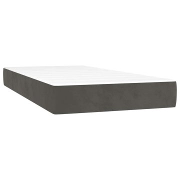 Vidaxl Vzmetnice z žepkastimi vzmetmi 80 x 220 x 20 cm Temno siva