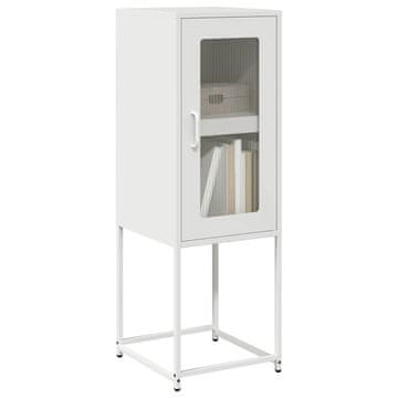 Vidaxl vidaXL Predalnik bel 36x39x107 cm hladno valjano jeklo