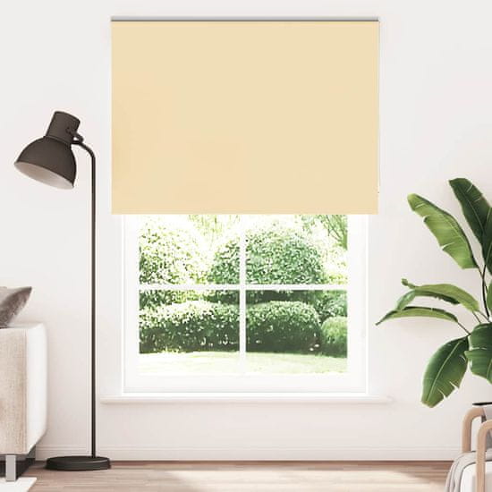 shumee vidaXL Roleta Blackout bež 160x230 cm Širina tkanine 156,6 cm