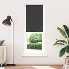 shumee vidaXL Rolo zatemnjena črna 85x230 cm tkanina širina 80,7 cm poliester