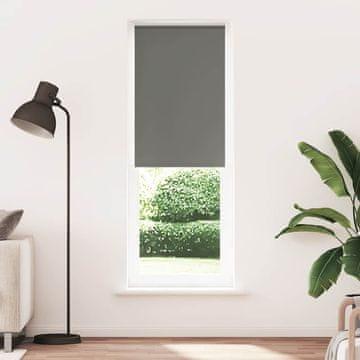 Vidaxl vidaXL Zatemnitvena rolo senčila siva 80x230 cm širina blaga 75,7 cm