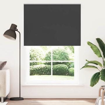 shumee vidaXL Roleta Blackout Black 160x210 cm Širina tkanine 156,6 cm