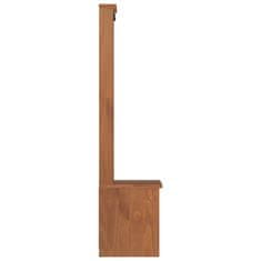 Vidaxl Drevo za dvorano SANDENS 45x40x159,5 cm masivni les bora