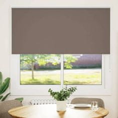 shumee vidaXL Roleta zatemnjena kava 145x130 cm Širina tkanine 141,6 cm
