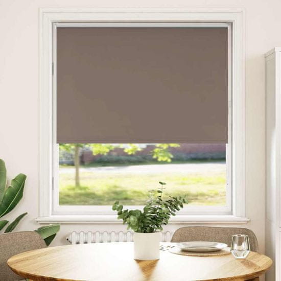 shumee vidaXL Rolo zatemnjena kava 95x130 cm tkanina širina 90,7 cm poliester