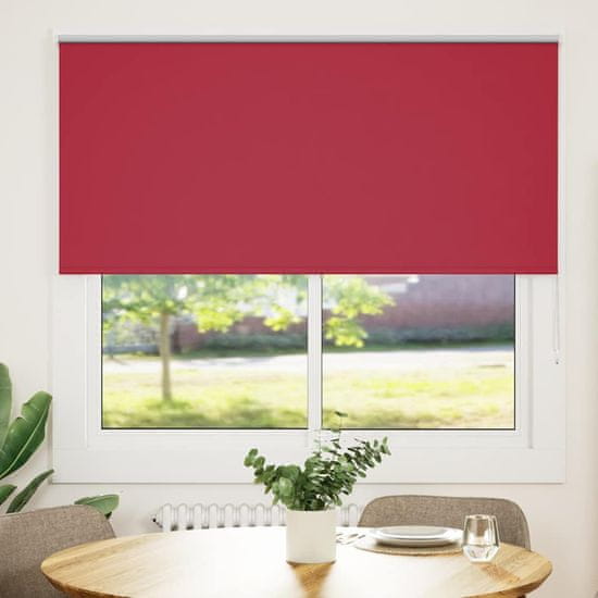 shumee vidaXL Rolo zatemnjena rdeča 150x150 cm Širina tkanine 146,6 cm