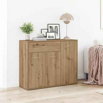 Vidaxl vidaXL Predalnik Artisan hrast 88x30x70 cm lepljen les