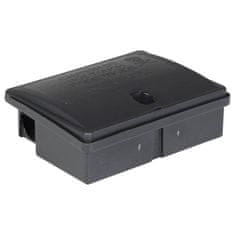 Vidaxl Pasti za miši 20 kosov črne 13x10x4 cm