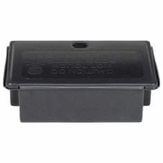 Vidaxl Pasti za miši 10 kosov ?rne 13x10x4 cm