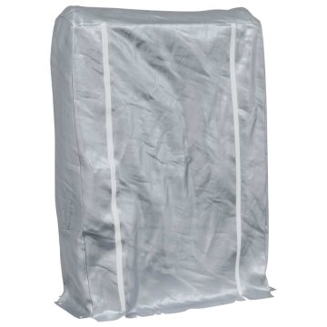 Vidaxl Stojalo za drva z dežnim pokrovom 100x25x150 cm Pocinkano jeklo
