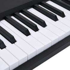Vidaxl 88 tipk Piano Electric Keyboard z glasbenim stojalom zložljivo