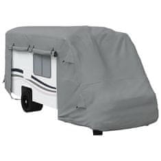 Vidaxl Prevleke za avtodom siva 610x235x275 cm netkana tkanina