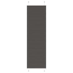 shumee vidaXL Plisirana žaluzija črna 60x200 cm Širina tkanine 59,4 cm
