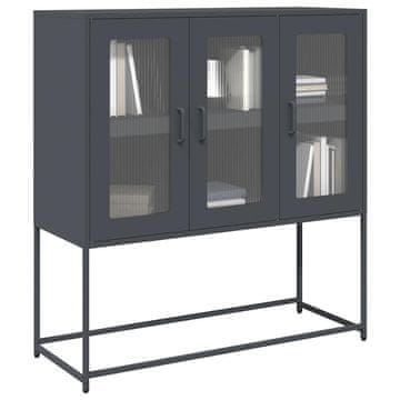 Vidaxl vidaXL Omarica antracit 100,5x39x107 cm hladno valjano jeklo