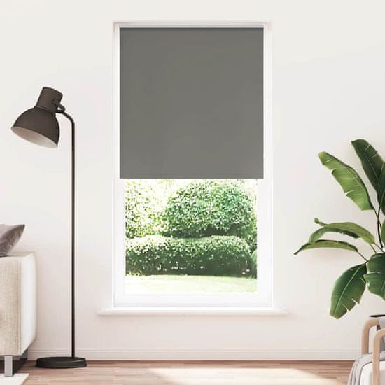shumee vidaXL Rolo zatemnjena siv 105x230cm tkanina širina 100,7cm poliester