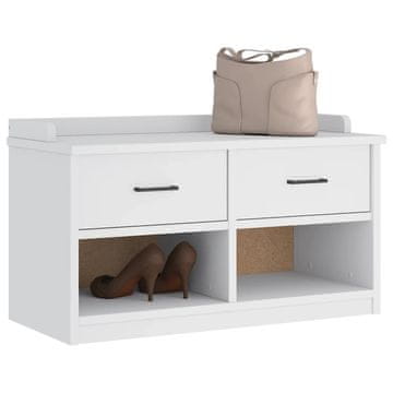 Vidaxl vidaXL Klop za hodnik "SANDNES" 87x40x50 cm masivni borov les