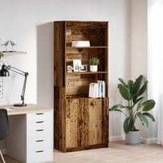 shumee vidaXL Visoka omara starinski les 70x35x180 cm inženirski les