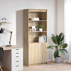 shumee vidaXL Visoka omara sonoma hrast 70x35x180 cm inženirski les
