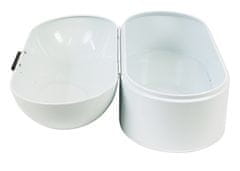 Kela Škatla za kruh FRISCO kovinska, bela 44x21,5x22cm KL-11165