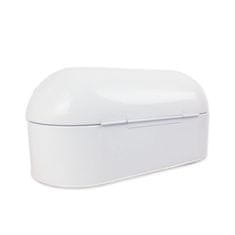 Kela Škatla za kruh FRISCO kovinska, bela 44x21,5x22cm KL-11165