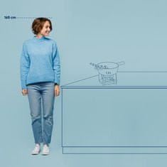 Kela Set za fondi s sirom iz litega železa CALIDO 1,8 l rdeč KL-16621