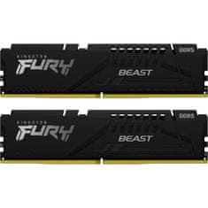 Kingston Fury Beast 64GB Kit (2x32GB) DDR5-5200 DIMM CL40, 1.25V