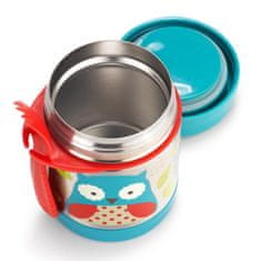 Skip hop Zoo Termoska za hrano z žlico/vilicami Sova 325 ml, 3r+
