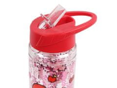 HELLO KITTY Hello Kitty Plastična steklenica s slamico, prozorna steklenica za vodoa 550ml 
