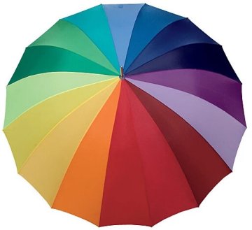 Doppler Dežnik Hit Golf Rainbow Bare Umbrella