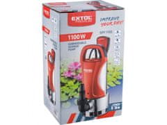 Extol Premium potopna črpalka za blato, 1100W, 18500l/h SPF 1100