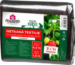 Neotex / Netkani materiali Rosteto - izsekana črna 45g - jagode širine 1,6 x 4,2 m